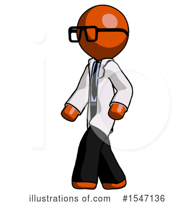 Royalty-Free (RF) Orange Design Mascot Clipart Illustration by Leo Blanchette - Stock Sample #1547136