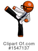 Orange Design Mascot Clipart #1547137 by Leo Blanchette