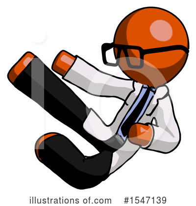 Royalty-Free (RF) Orange Design Mascot Clipart Illustration by Leo Blanchette - Stock Sample #1547139