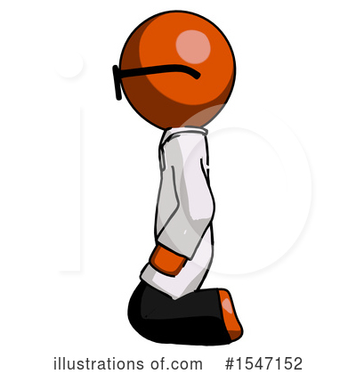 Royalty-Free (RF) Orange Design Mascot Clipart Illustration by Leo Blanchette - Stock Sample #1547152