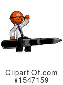 Orange Design Mascot Clipart #1547159 by Leo Blanchette