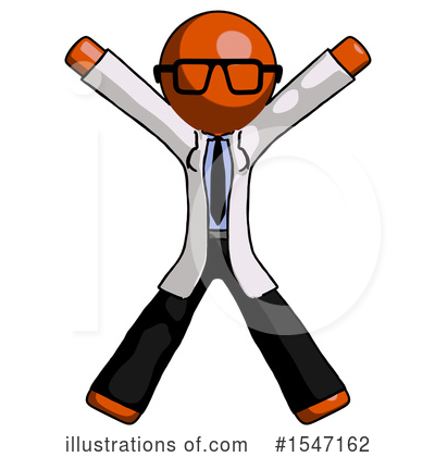 Royalty-Free (RF) Orange Design Mascot Clipart Illustration by Leo Blanchette - Stock Sample #1547162