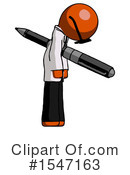 Orange Design Mascot Clipart #1547163 by Leo Blanchette