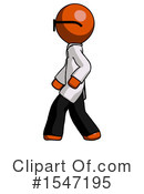 Orange Design Mascot Clipart #1547195 by Leo Blanchette