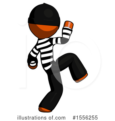 Royalty-Free (RF) Orange Design Mascot Clipart Illustration by Leo Blanchette - Stock Sample #1556255