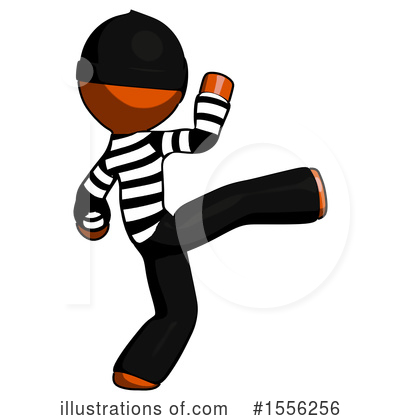 Royalty-Free (RF) Orange Design Mascot Clipart Illustration by Leo Blanchette - Stock Sample #1556256