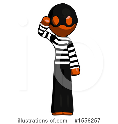 Royalty-Free (RF) Orange Design Mascot Clipart Illustration by Leo Blanchette - Stock Sample #1556257