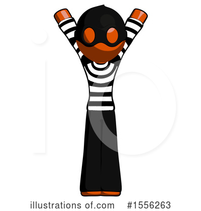 Royalty-Free (RF) Orange Design Mascot Clipart Illustration by Leo Blanchette - Stock Sample #1556263