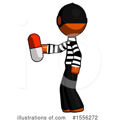 Royalty-Free (RF) Orange Design Mascot Clipart Illustration by Leo Blanchette - Stock Sample #1556272