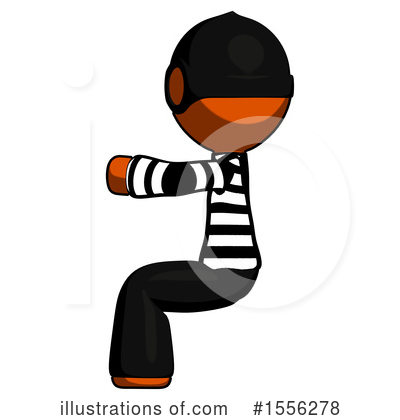 Royalty-Free (RF) Orange Design Mascot Clipart Illustration by Leo Blanchette - Stock Sample #1556278