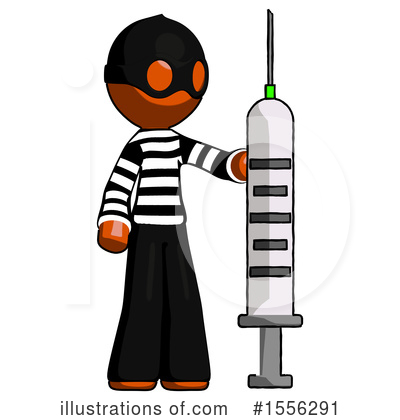 Royalty-Free (RF) Orange Design Mascot Clipart Illustration by Leo Blanchette - Stock Sample #1556291