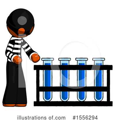 Royalty-Free (RF) Orange Design Mascot Clipart Illustration by Leo Blanchette - Stock Sample #1556294