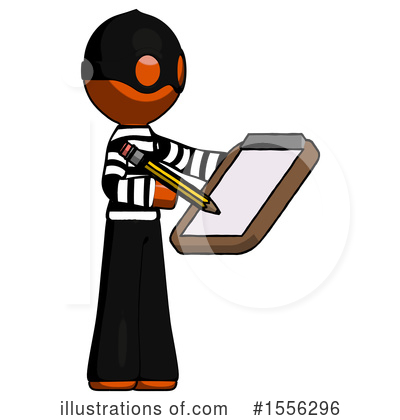 Royalty-Free (RF) Orange Design Mascot Clipart Illustration by Leo Blanchette - Stock Sample #1556296