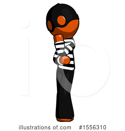 Royalty-Free (RF) Orange Design Mascot Clipart Illustration by Leo Blanchette - Stock Sample #1556310