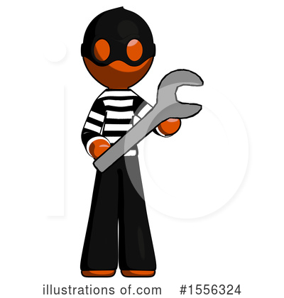 Royalty-Free (RF) Orange Design Mascot Clipart Illustration by Leo Blanchette - Stock Sample #1556324