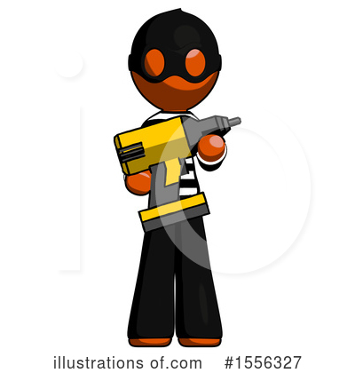 Royalty-Free (RF) Orange Design Mascot Clipart Illustration by Leo Blanchette - Stock Sample #1556327