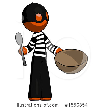 Royalty-Free (RF) Orange Design Mascot Clipart Illustration by Leo Blanchette - Stock Sample #1556354
