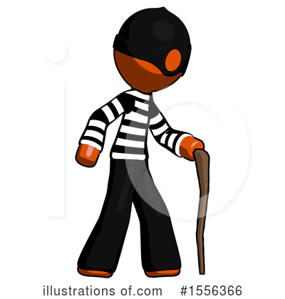 Royalty-Free (RF) Orange Design Mascot Clipart Illustration by Leo Blanchette - Stock Sample #1556366
