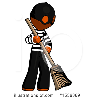 Royalty-Free (RF) Orange Design Mascot Clipart Illustration by Leo Blanchette - Stock Sample #1556369