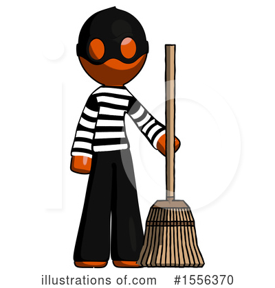 Royalty-Free (RF) Orange Design Mascot Clipart Illustration by Leo Blanchette - Stock Sample #1556370