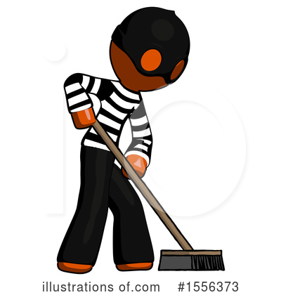 Royalty-Free (RF) Orange Design Mascot Clipart Illustration by Leo Blanchette - Stock Sample #1556373