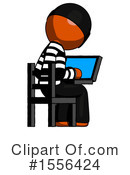 Orange Design Mascot Clipart #1556424 by Leo Blanchette