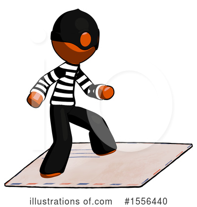 Royalty-Free (RF) Orange Design Mascot Clipart Illustration by Leo Blanchette - Stock Sample #1556440