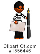 Orange Design Mascot Clipart #1556446 by Leo Blanchette