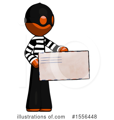 Royalty-Free (RF) Orange Design Mascot Clipart Illustration by Leo Blanchette - Stock Sample #1556448