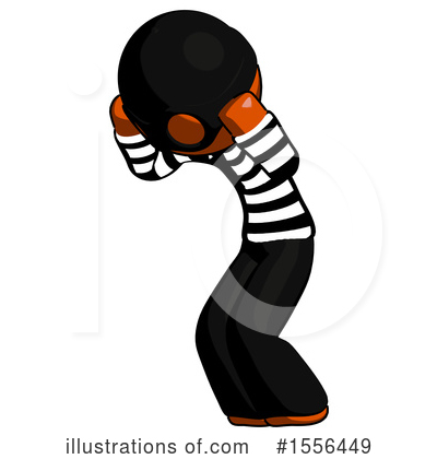 Royalty-Free (RF) Orange Design Mascot Clipart Illustration by Leo Blanchette - Stock Sample #1556449