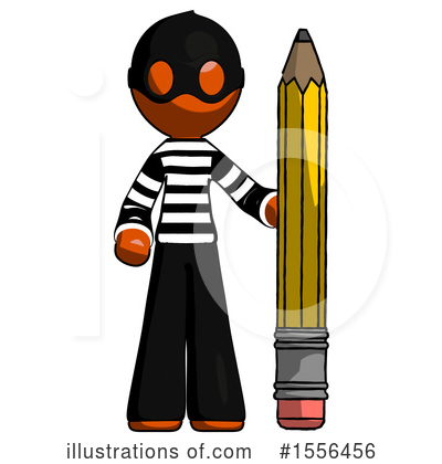 Royalty-Free (RF) Orange Design Mascot Clipart Illustration by Leo Blanchette - Stock Sample #1556456