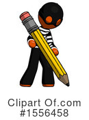 Orange Design Mascot Clipart #1556458 by Leo Blanchette