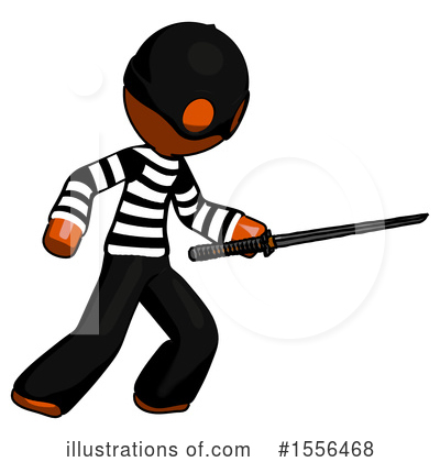 Royalty-Free (RF) Orange Design Mascot Clipart Illustration by Leo Blanchette - Stock Sample #1556468