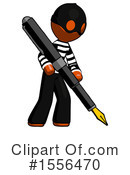 Orange Design Mascot Clipart #1556470 by Leo Blanchette