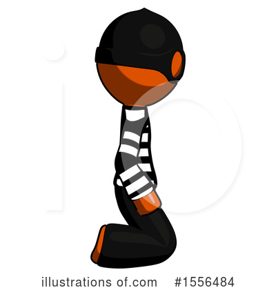 Royalty-Free (RF) Orange Design Mascot Clipart Illustration by Leo Blanchette - Stock Sample #1556484