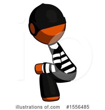 Royalty-Free (RF) Orange Design Mascot Clipart Illustration by Leo Blanchette - Stock Sample #1556485