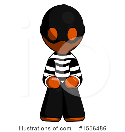 Royalty-Free (RF) Orange Design Mascot Clipart Illustration by Leo Blanchette - Stock Sample #1556486