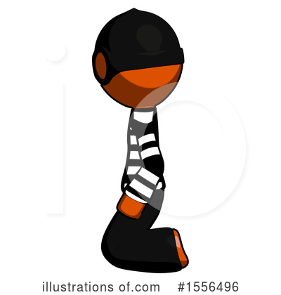 Royalty-Free (RF) Orange Design Mascot Clipart Illustration by Leo Blanchette - Stock Sample #1556496