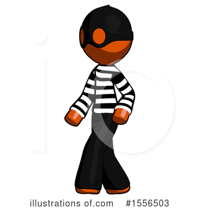 Royalty-Free (RF) Orange Design Mascot Clipart Illustration by Leo Blanchette - Stock Sample #1556503