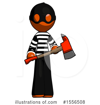 Royalty-Free (RF) Orange Design Mascot Clipart Illustration by Leo Blanchette - Stock Sample #1556508