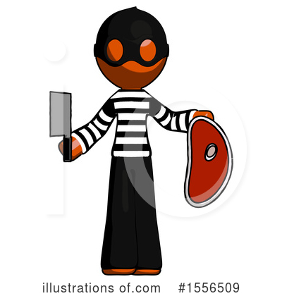 Royalty-Free (RF) Orange Design Mascot Clipart Illustration by Leo Blanchette - Stock Sample #1556509