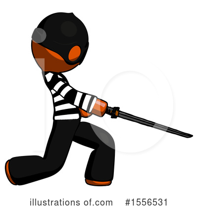 Royalty-Free (RF) Orange Design Mascot Clipart Illustration by Leo Blanchette - Stock Sample #1556531