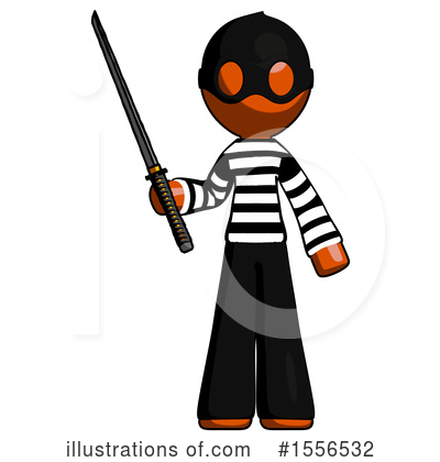 Royalty-Free (RF) Orange Design Mascot Clipart Illustration by Leo Blanchette - Stock Sample #1556532