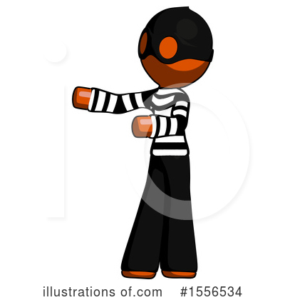 Royalty-Free (RF) Orange Design Mascot Clipart Illustration by Leo Blanchette - Stock Sample #1556534