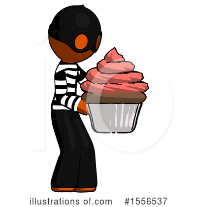 Royalty-Free (RF) Orange Design Mascot Clipart Illustration by Leo Blanchette - Stock Sample #1556537