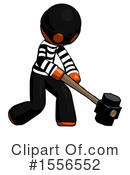 Orange Design Mascot Clipart #1556552 by Leo Blanchette