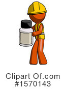 Orange Design Mascot Clipart #1570143 by Leo Blanchette