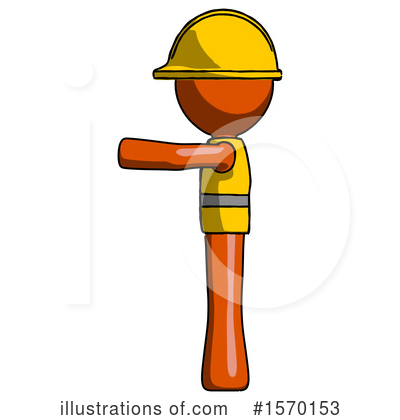 Royalty-Free (RF) Orange Design Mascot Clipart Illustration by Leo Blanchette - Stock Sample #1570153