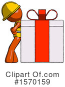 Orange Design Mascot Clipart #1570159 by Leo Blanchette