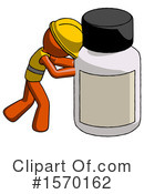 Orange Design Mascot Clipart #1570162 by Leo Blanchette